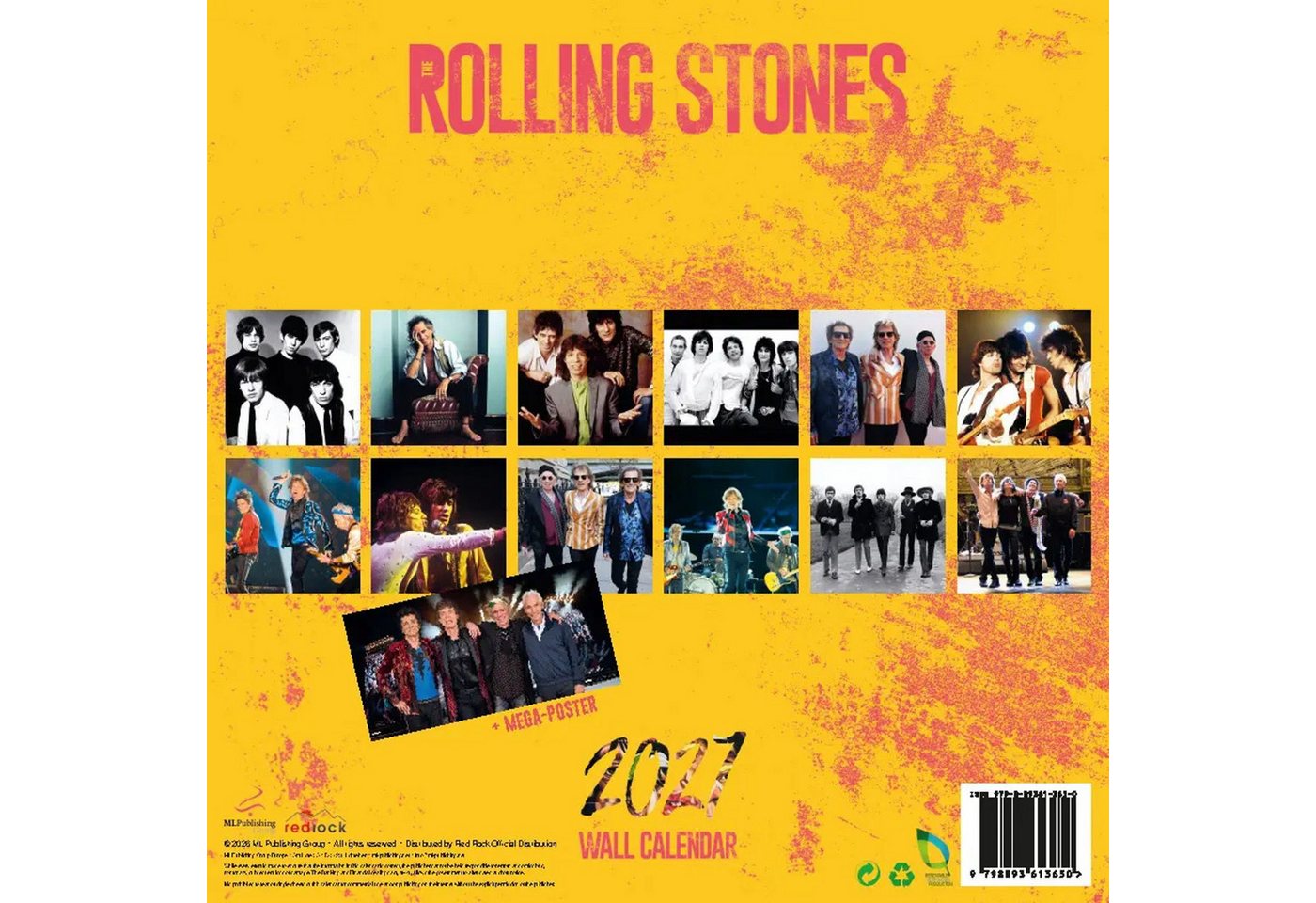 Wandkalender The Rolling Stones Kalender 2027 Bild 2