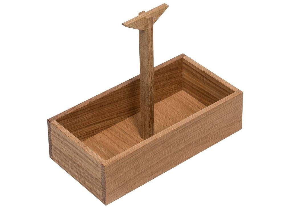 Fairwerk Vierkantreibe FAIRWERK Gewürzkiste mit Griff, Holz Bild 2