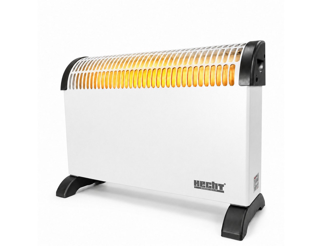 Hecht Konvektor Elektro Heizung 750-2000W 30m³ mit Standfüßen, stufenloses Thermostat, 2000 W, Tragegriff, 220-240V, 2,5kg, IP20, 3 Leistungsstufen Bild 4