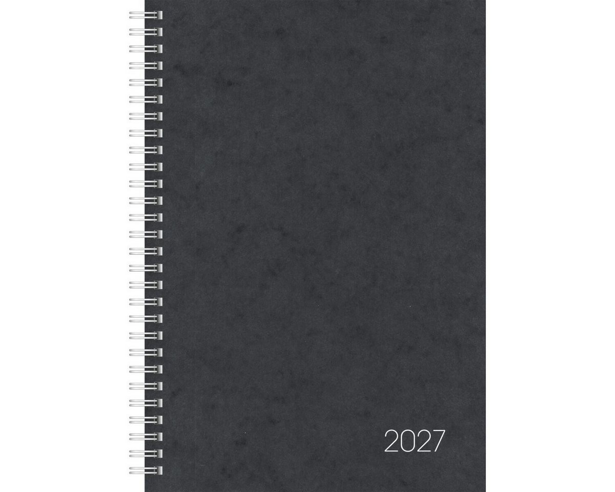 BRUNNEN Buchkalender Buchkalender 797 16,8x24cm 1 Woche/2 Seiten Karton-Einband schwarz 202 Bild 2