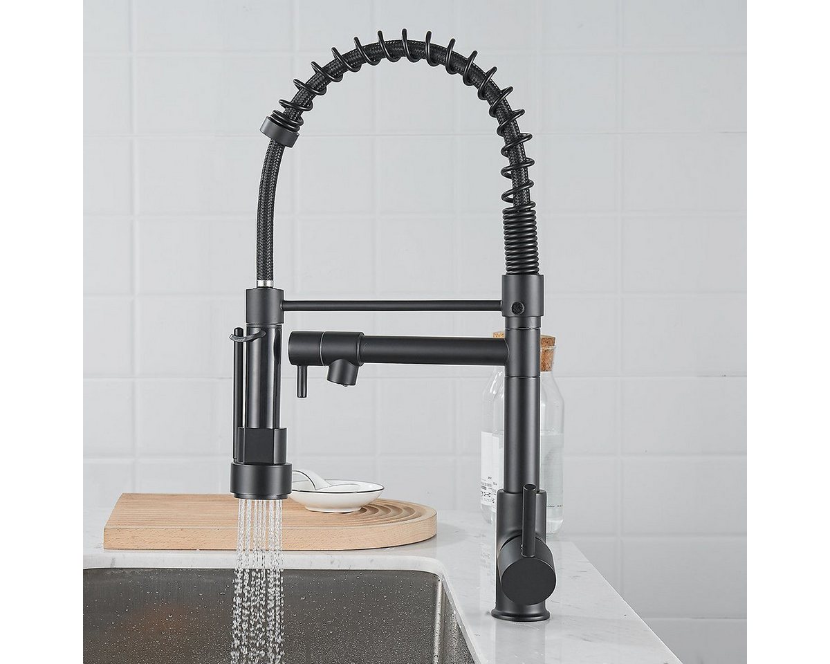 SEHAUSEU Küchenarmatur Wasserhahn Küche Bad Spültischarmatur Waschtischarmatur abnehmbar Hochdruckarmatur Bild 5