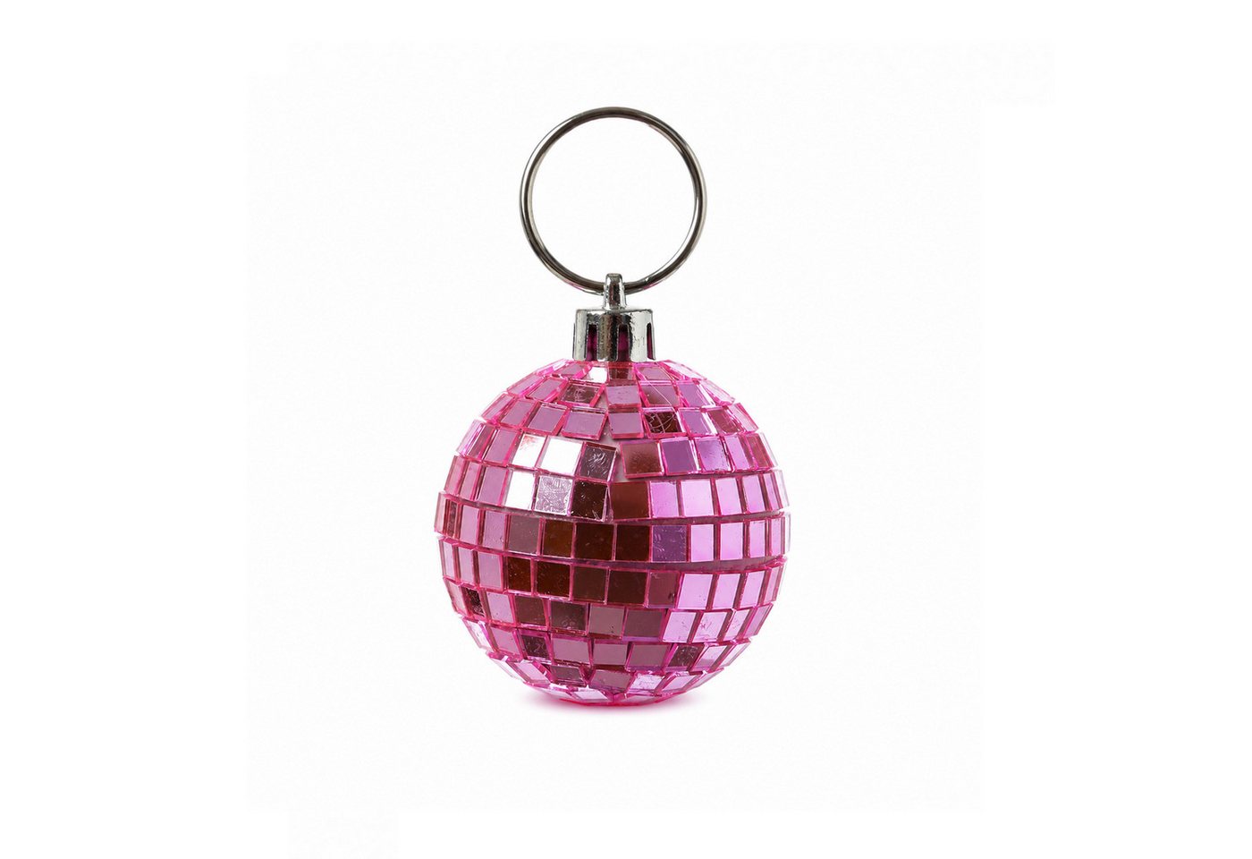 SATISFIRE Discolicht Spiegelkugel 5cm Mini Discokugel coole Party Disko Deko rosa 12Stück Bild 3
