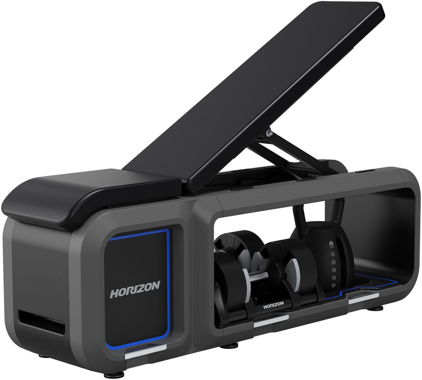 Horizon Fitness Kraftstation Bench-HBN70, (Set, 4-tlg), max. Benutzergewicht 159 kg, max. Trainingsgewicht 199 kg