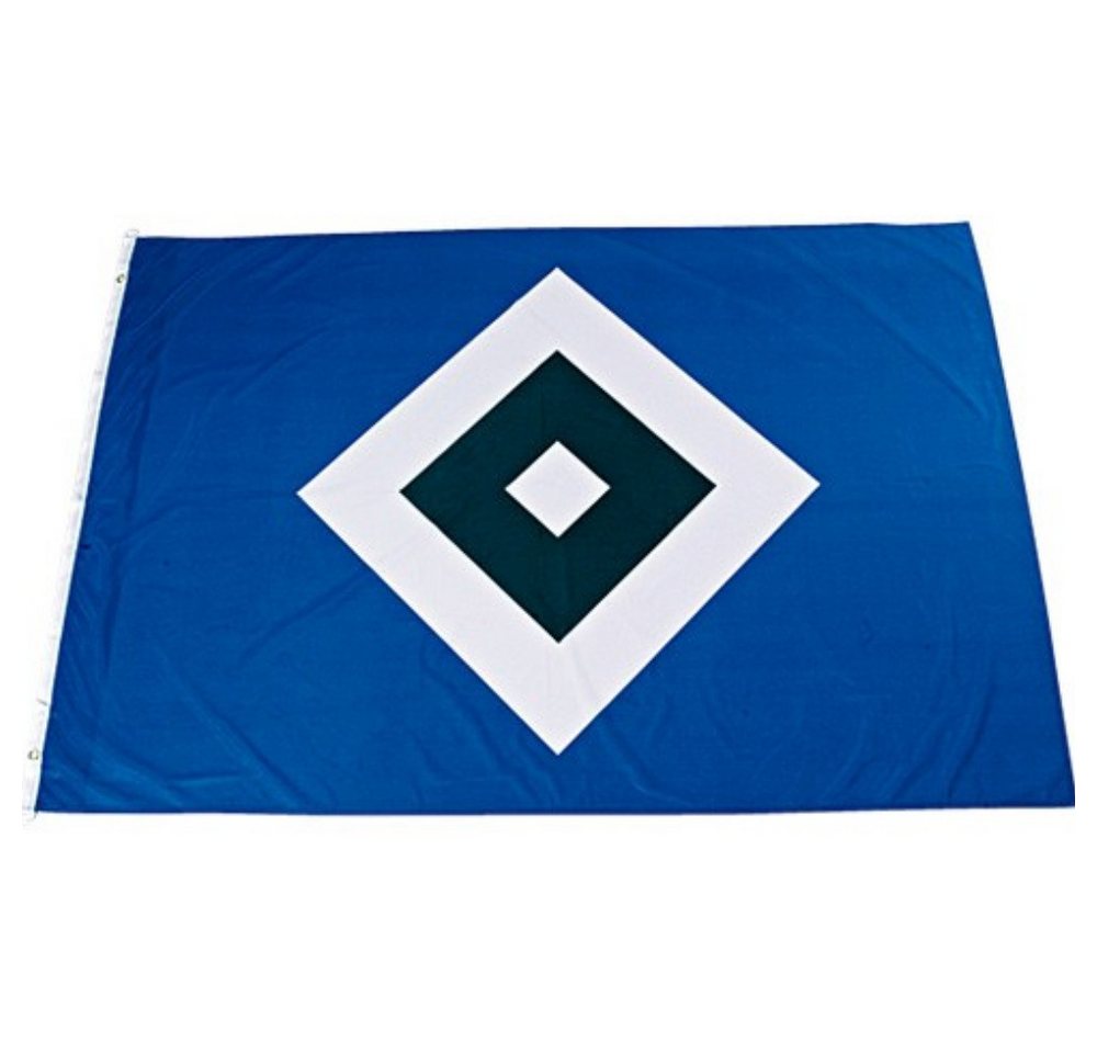 HSV Fahne Hamburger SV Fahne HSV Hissfahne 'Raute' 150x200