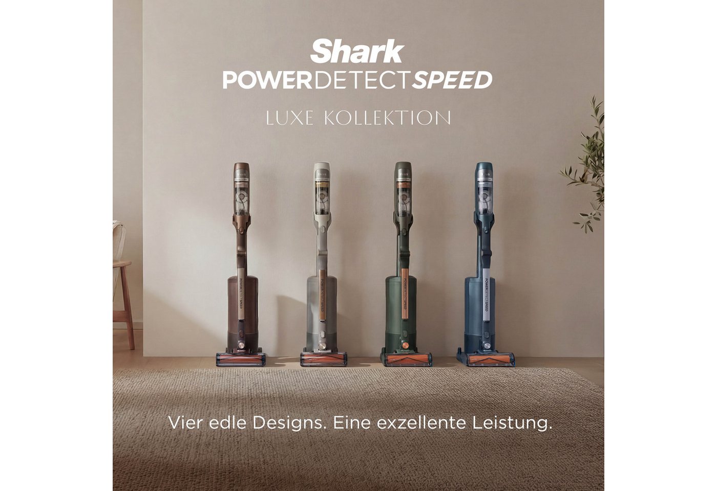 Shark Akku-Hand-und Stielstaubsauger Shark PowerDetect Speed Luxe Collection Clean & Empty, 4 POWERDETECT-TECHNOLOGIEN, Selbstentleerende Ladestation Bild 4