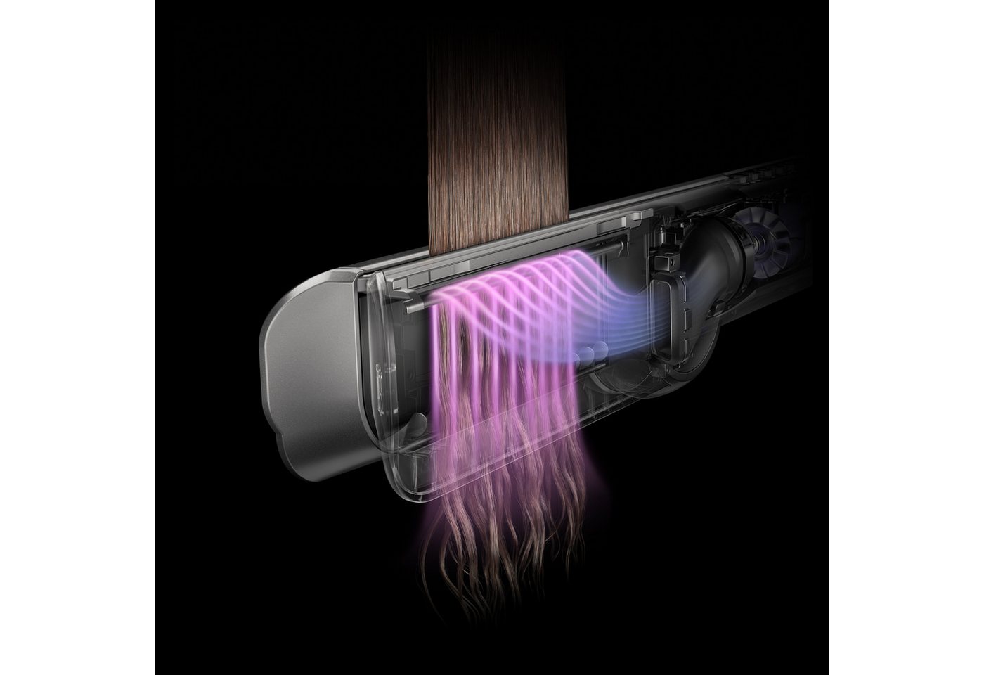 DYSON Glätteisen Dyson Airstrait, Ceramic Pink/Roségold, Trocknet & glättet nasses Haar gleichzeitig ohne Heizplatten Bild 4