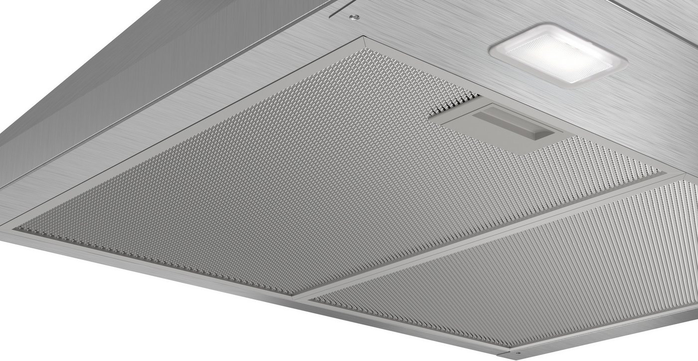 BOSCH Wandhaube DWP65BC51 Serie Serie 2 LED Belichtung und einfach zu reinigender Metall-Fettfilter