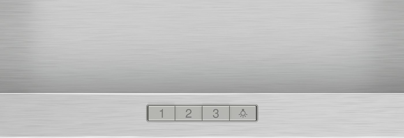 BOSCH Wandhaube DWP65BC51 Serie Serie 2 LED Belichtung und einfach zu reinigender Metall-Fettfilter Bild 2