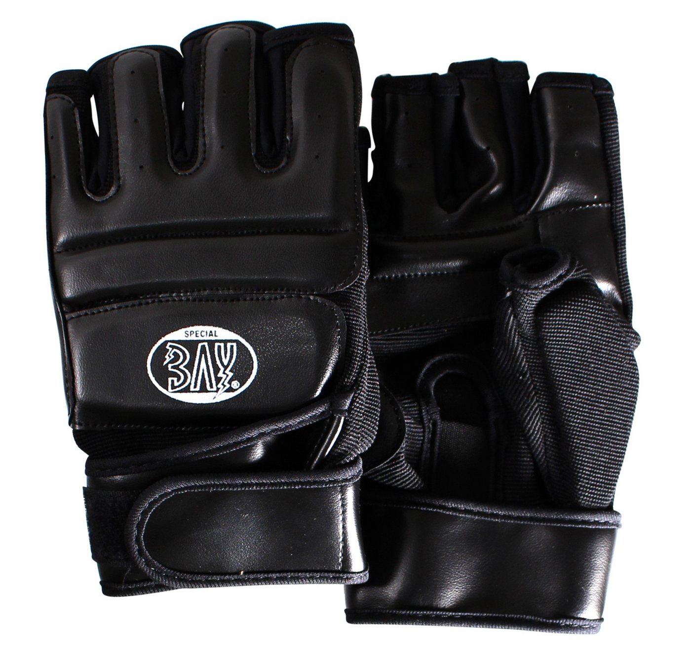BAY-Sports MMA-Handschuhe FIT Krav Maga Wing Tsun Handschutz Handschützer schwarz, XXS - XXL Erwachsene und Kinder Bild 4