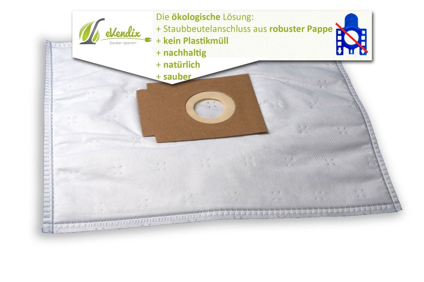 eVendix Staubsaugerbeutel 10 Staubsaugerbeutel kompatibel mit THOMAS CROOSER ECO 2.0, passend für THOMAS, 10 St., THOMAS CROOSER ECO 2.0 Bild 2