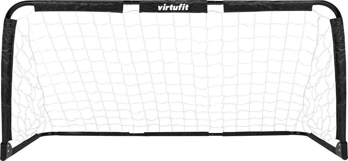 VirtuFit Fußballtor VirtuFit klappbares Fußballtor 90 x 60 cm 2er-Set Schwarz