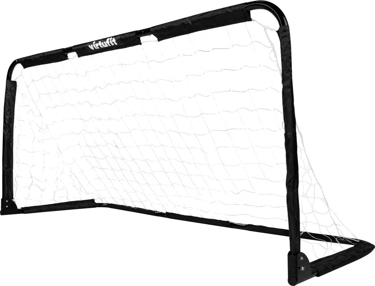 VirtuFit Fußballtor VirtuFit klappbares Fußballtor 90 x 60 cm 2er-Set Schwarz Bild 3