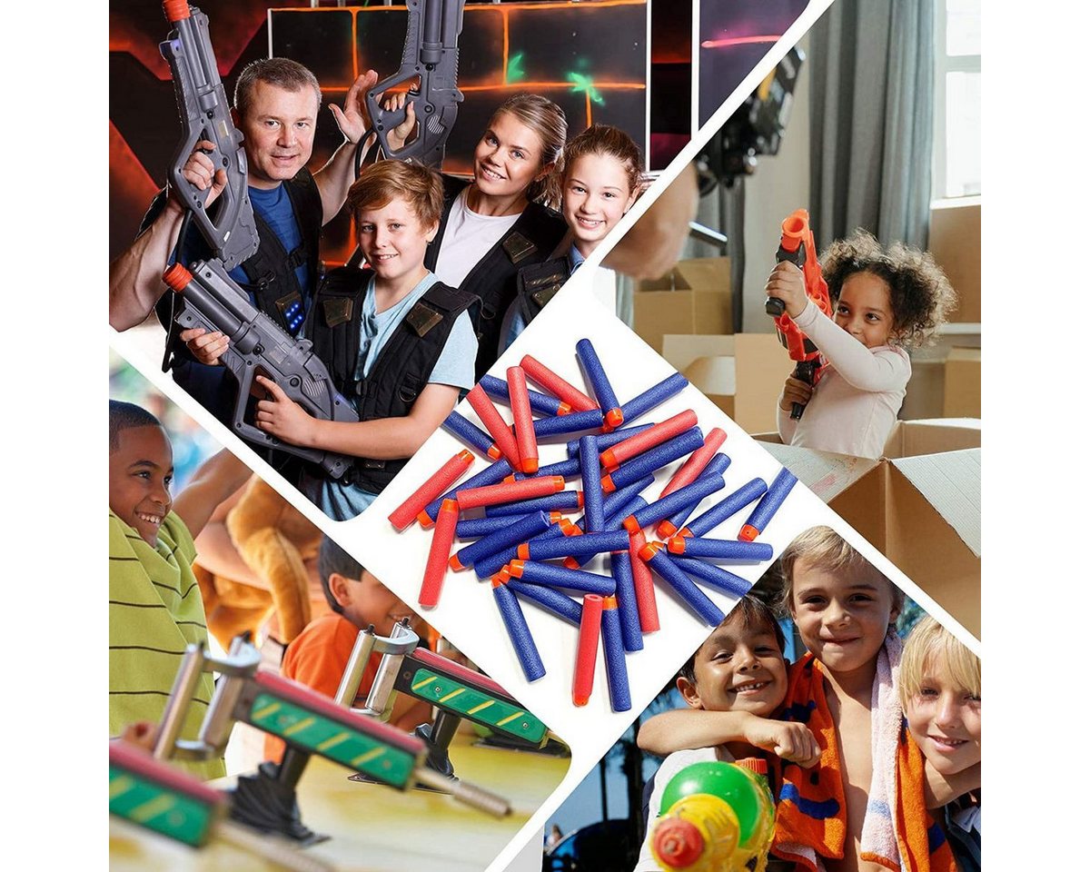König Design Dartpfeil 880 Soft Nachfüll Foam Darts Pfeile Elite Clip für NERF N-Strike, Ersatzpfeile Munition Foam Darts kompatibel mit Nerf Hasbro Fortnite