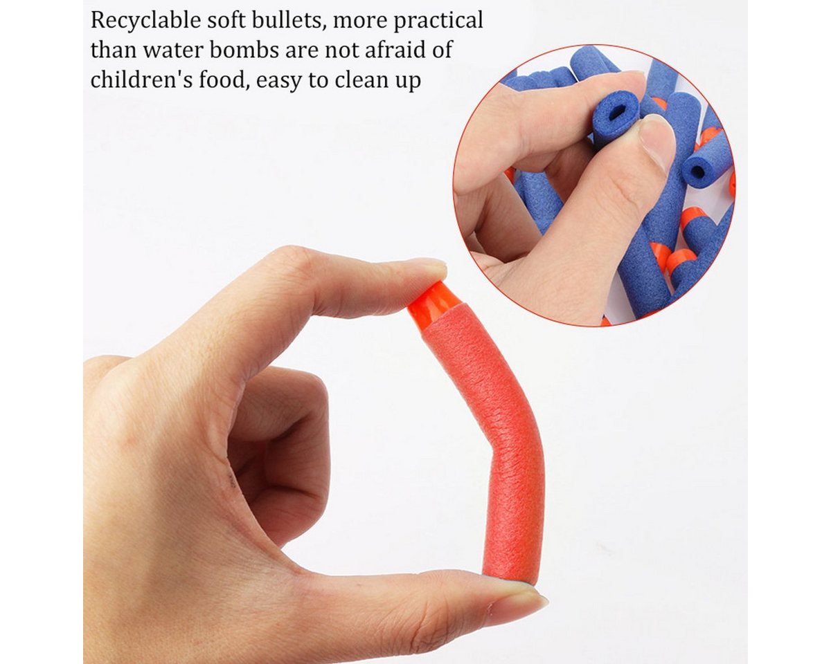 König Design Dartpfeil 880 Soft Nachfüll Foam Darts Pfeile Elite Clip für NERF N-Strike, Ersatzpfeile Munition Foam Darts kompatibel mit Nerf Hasbro Fortnite Bild 4