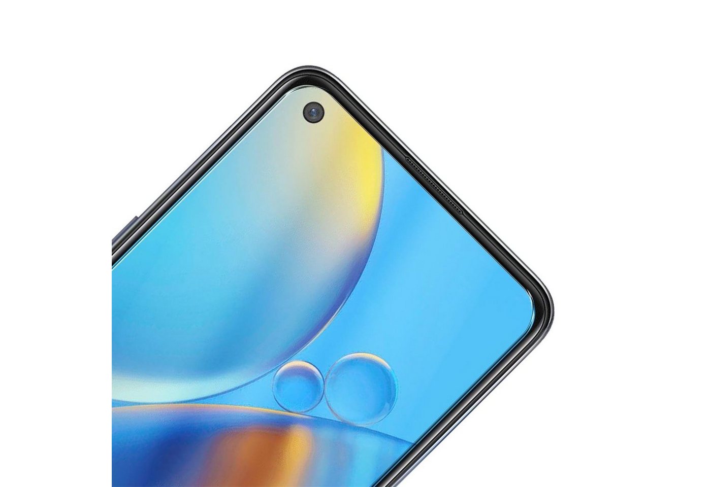 CoolGadget Schutzfolie Panzerfolie für OPPO A54 5G / A74 5G, (9H Härtegrad, 2x Schutzglas, 1xReinigungset), Displayfolie Schutzfolie 2 Stück für OPPO A54 5G / A74 5G Glas Folie Bild 4