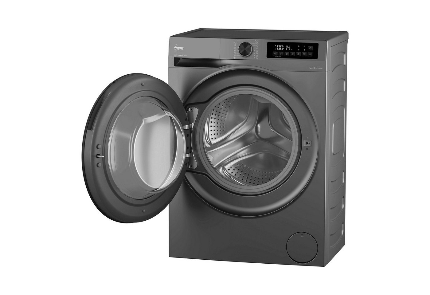 Hoover Waschmaschine H/ProWash 500 HBRQ610BCL8G-S, 10 kg, 1600 U/min, ProActive Wash, Soft Drum, Schnellprogramm Bild 2