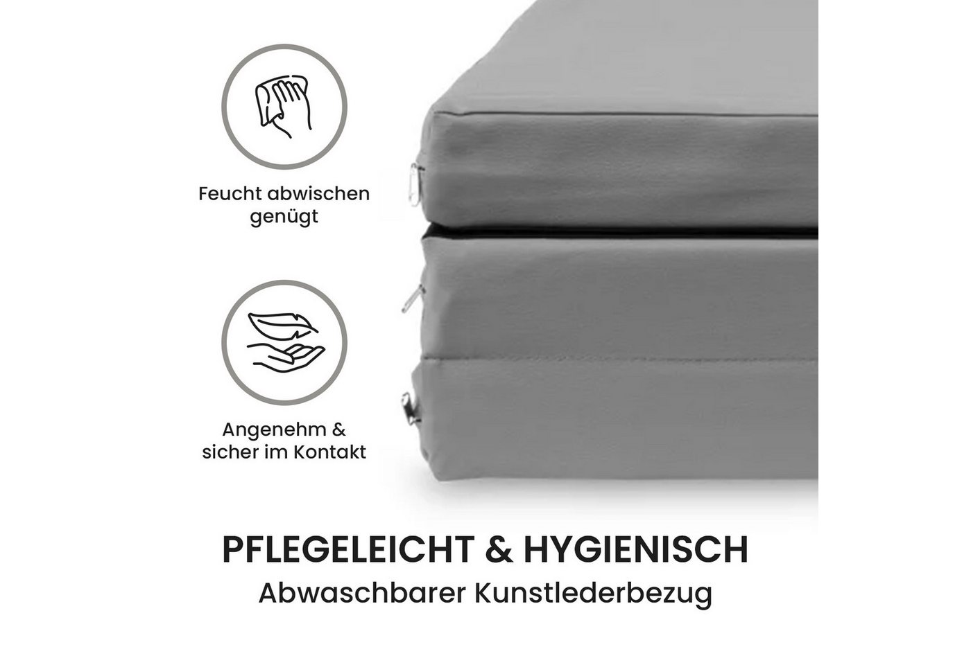 Jeflex Weichbodenmatte Jeflex Weichbodenmatte klappbar, 150cm x 100cm x 8cm, Made in Germany, 150cm x 100cm x 8cm, Made in Germany Bild 2