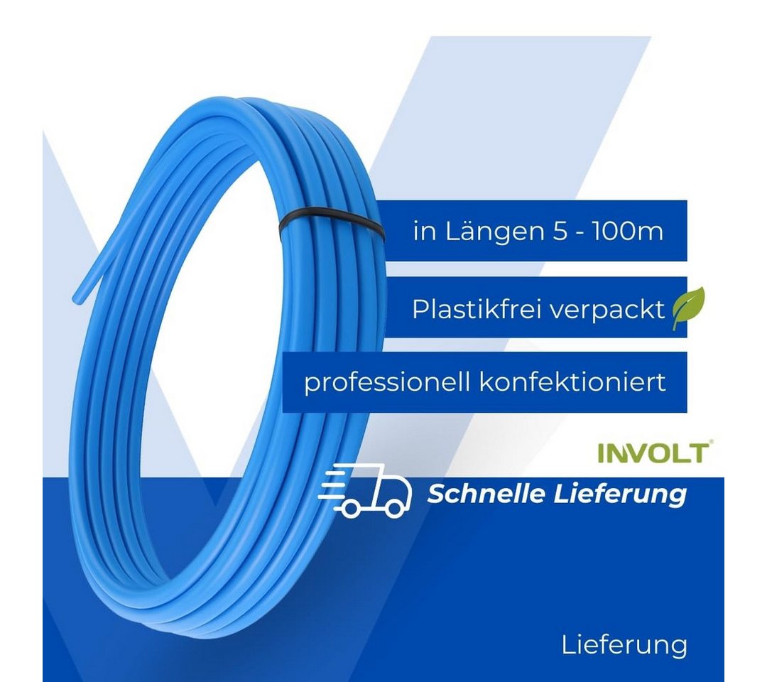 INVOLT H07V-K 6/10mm² 6 Farben Aderleitung, Verdrahtungsleitung (3 - 100 m) Stromkabel, (1000 cm), Made in Germany Bild 2