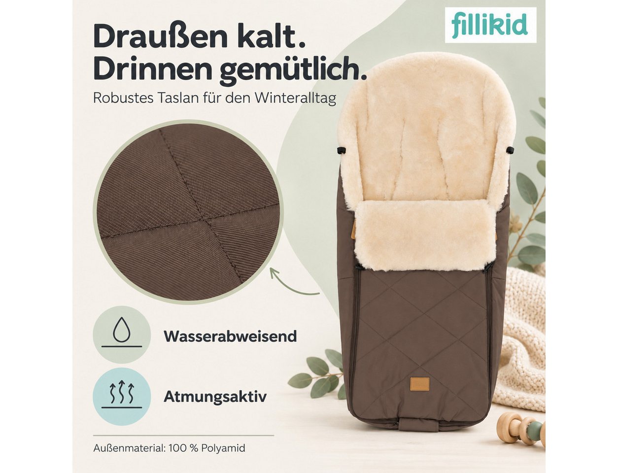 Fillikid Fußsack Winterfußsack Comfort Exclusiv Bild 3