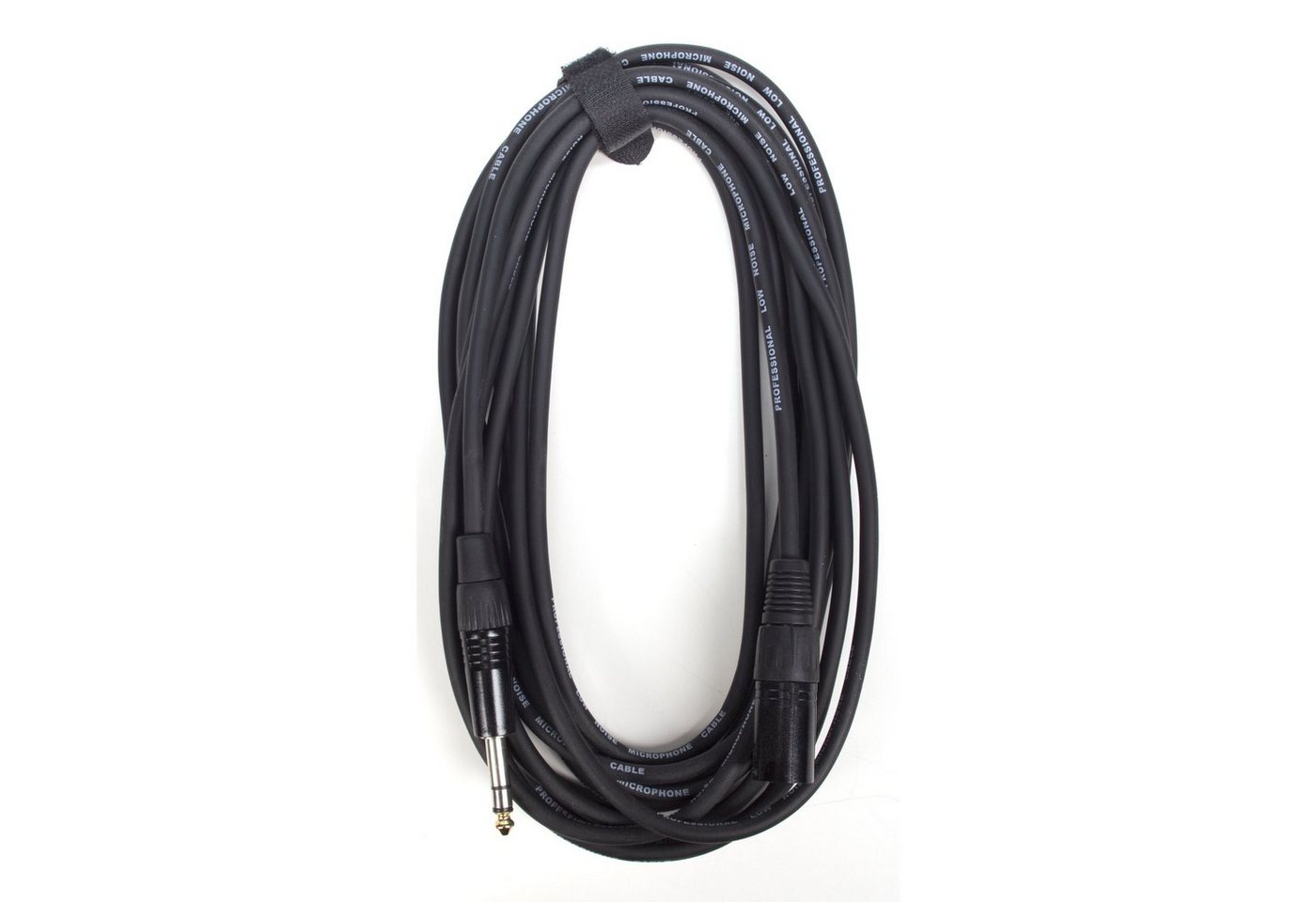 MUSIC STORE Audio-Kabel, Mikrofonkabel, XLR 3 Pol male Klinke, versilberte Kontakte