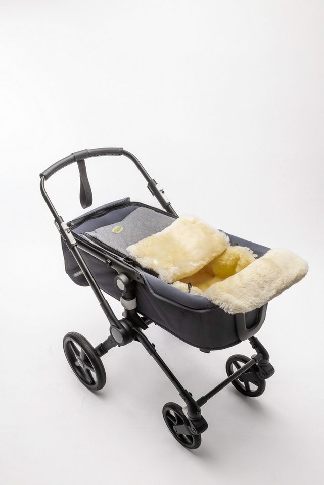 Reissner Lammfelle Fußsack Lammfell Babyfußsack KESSY für Kinderwagen und Buggy