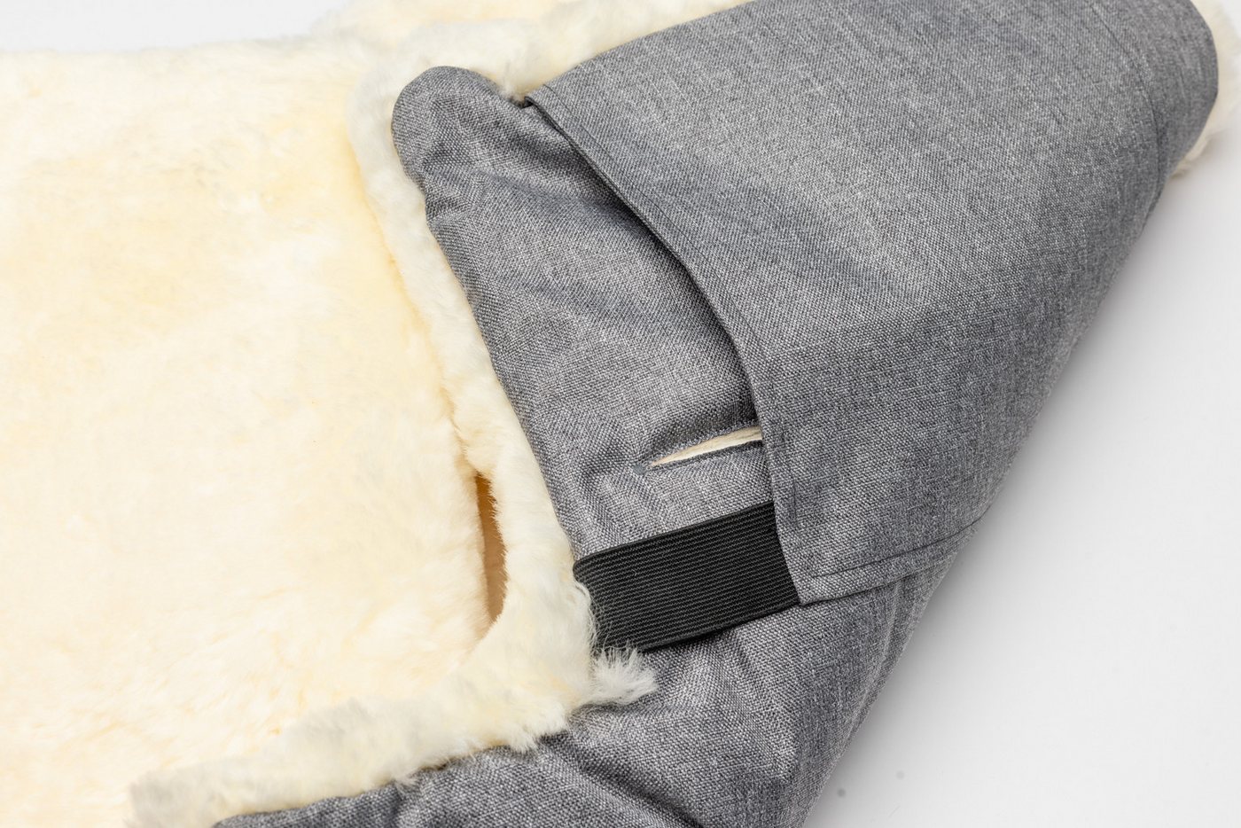 Reissner Lammfelle Fußsack Lammfell Babyfußsack KESSY für Kinderwagen und Buggy Bild 3