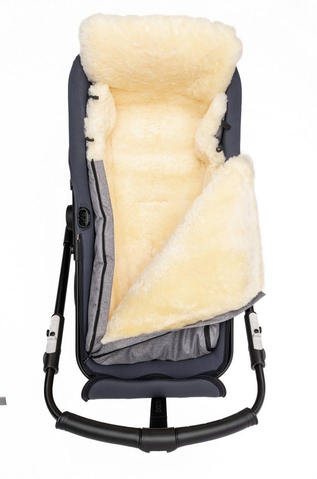 Reissner Lammfelle Fußsack Lammfell Babyfußsack KESSY für Kinderwagen und Buggy Bild 5
