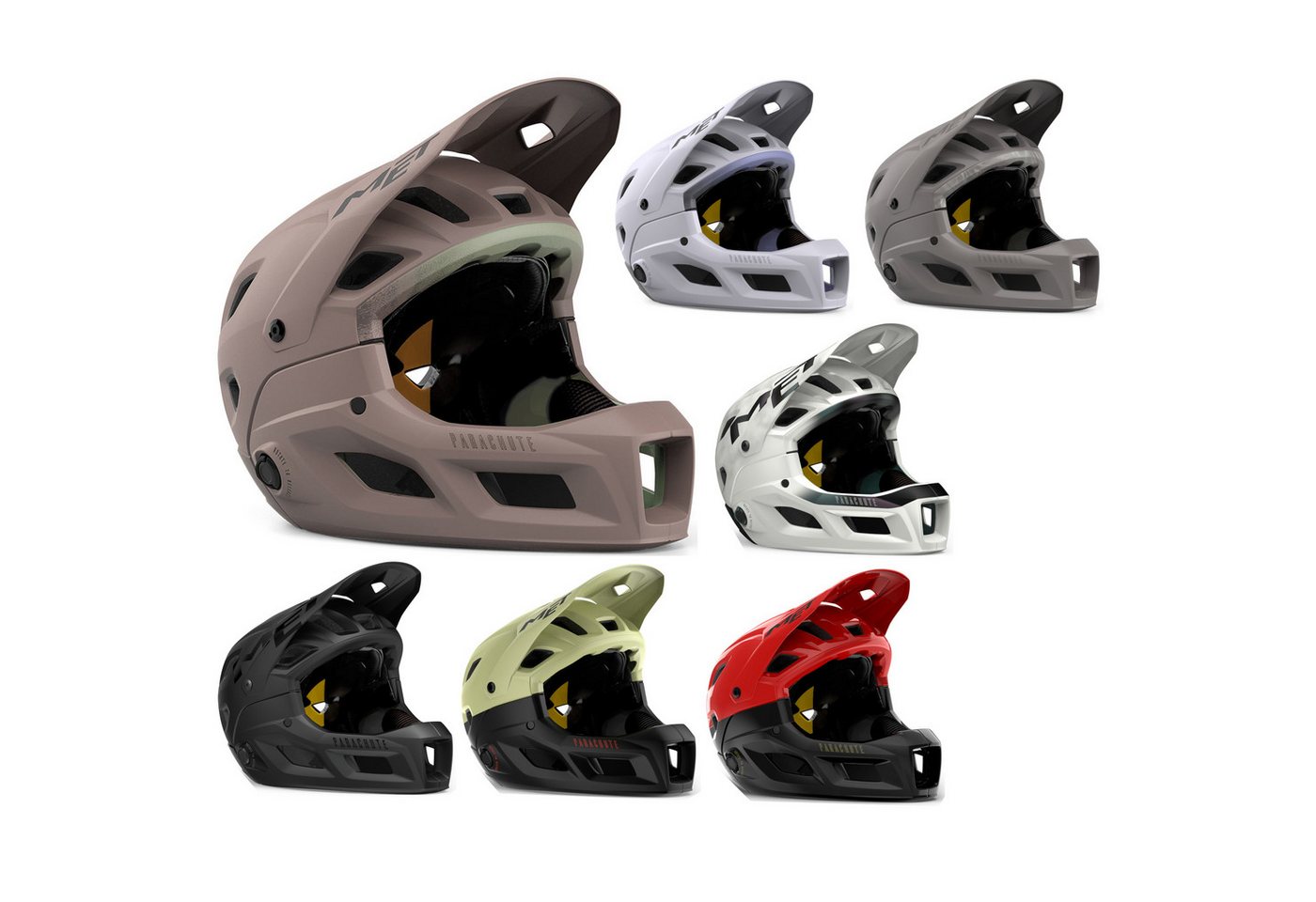 MET Fahrradhelm Parachute MCR MIPS Fullfacehelm Downhillhelm MTB Bild 3