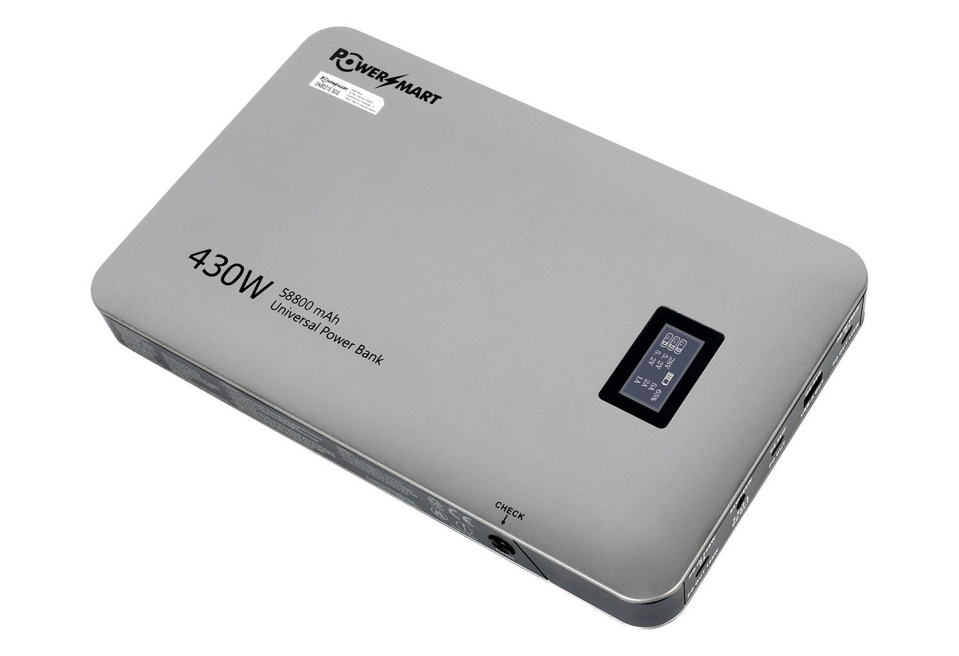 PowerSmart EL1906E Powerbank 213Wh Powerbank 430W mit 24V DC & Multi USB-C, Dual 140W PD 3.1 Schnellladegerät Externer Akku, UPS-Funktion, 21700 Zellen, Tragbares Kraftwerk für Laptop, MacBook, Drohnen Li-ion 58800 mAh (5-28 V) Bild 2