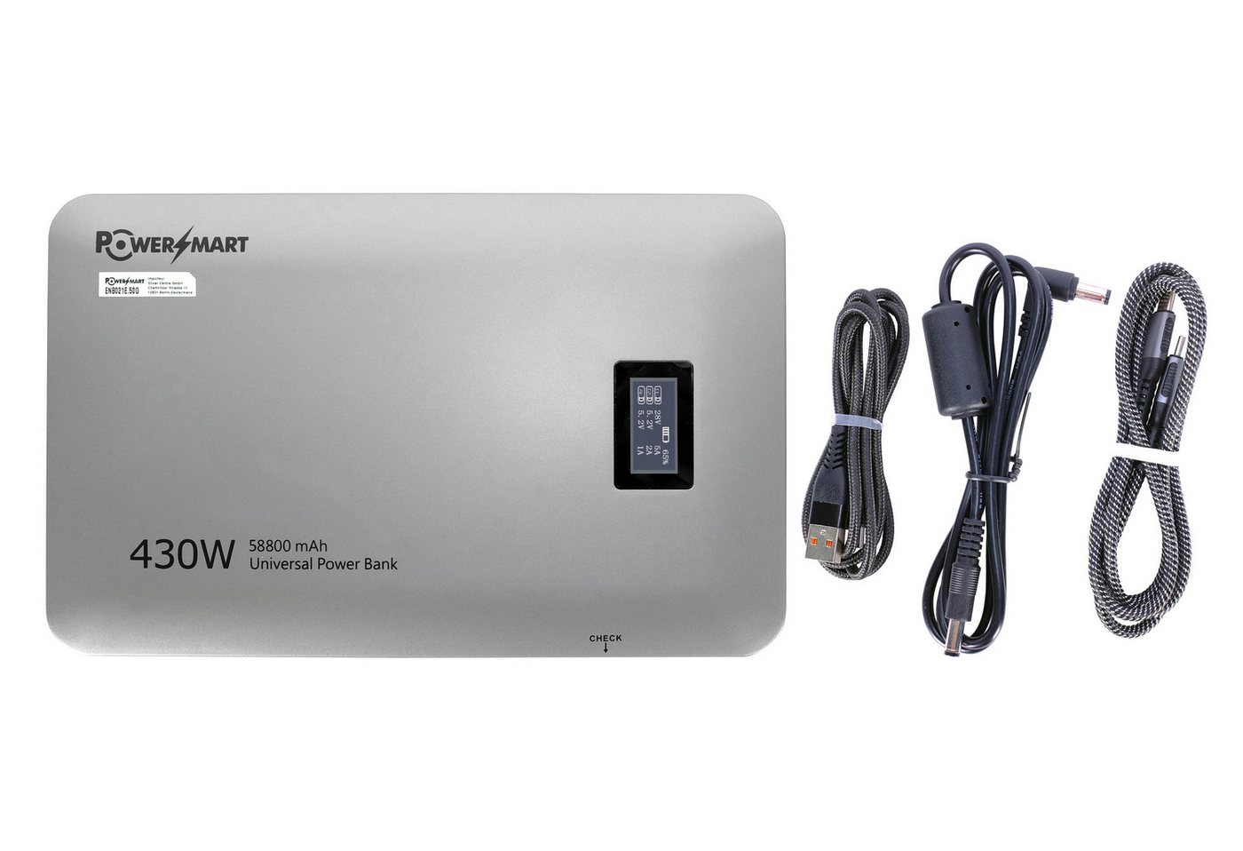 PowerSmart EL1906E Powerbank 213Wh Powerbank 430W mit 24V DC & Multi USB-C, Dual 140W PD 3.1 Schnellladegerät Externer Akku, UPS-Funktion, 21700 Zellen, Tragbares Kraftwerk für Laptop, MacBook, Drohnen Li-ion 58800 mAh (5-28 V) Bild 5