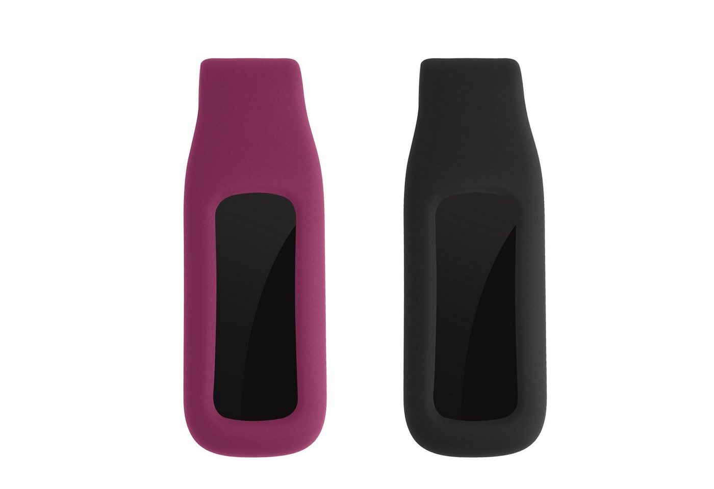 kwmobile Fitness-Tracker 2x Clip Halter für Fitbit luxe (2-tlg), Fitness Tracker Hülle für Sport TPU Schutzhülle ohne Tracker Bild 3
