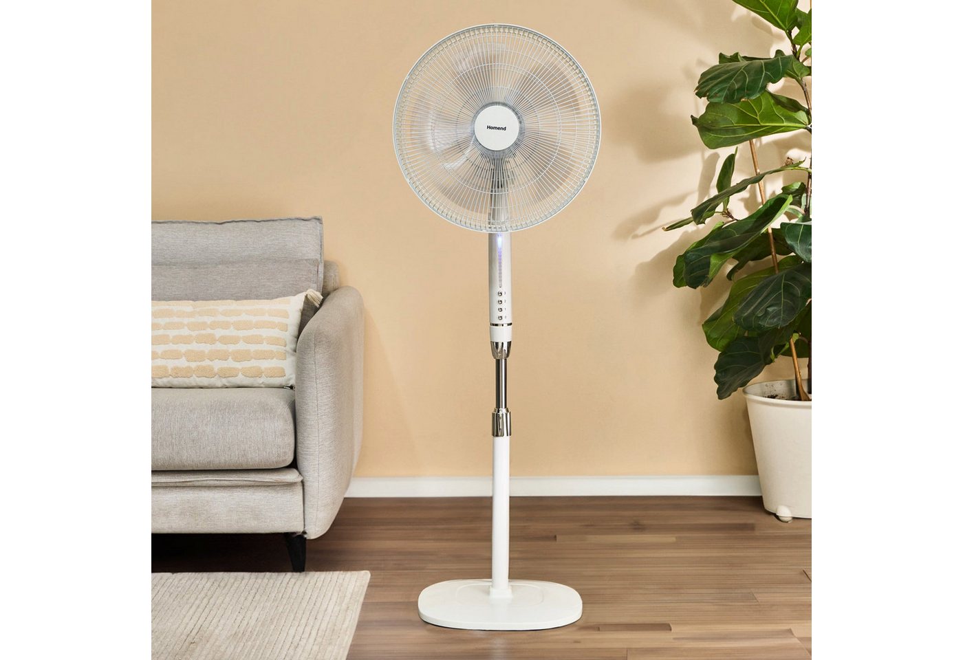 Homend Standventilator Homend Fanomen 9010H Standventilator, verstellbar, Schwenkkopf, 55W Bild 2