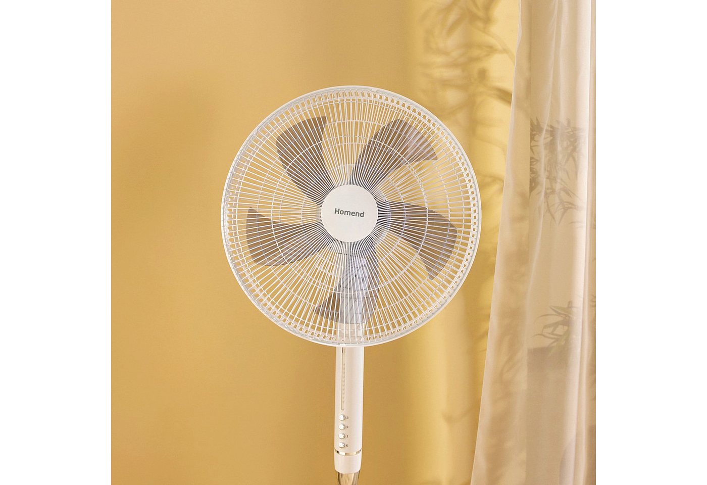 Homend Standventilator Homend Fanomen 9010H Standventilator, verstellbar, Schwenkkopf, 55W Bild 5