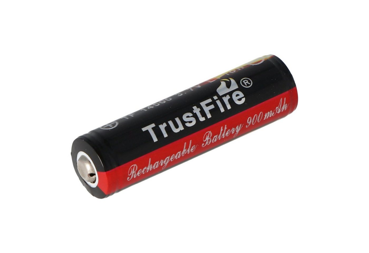 Trustfire Trustfire 14500 900mAh 3,7V geschützte Li-Ion-Zelle Abmessungen 50,95 Akku 900 mAh (3,7 V) Bild 3