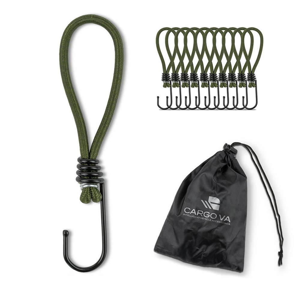 CargoVA® Spanngurt CargoVA Expanderhaken für Planen und Netze Universal Gummispanner mit Haken für Outdoor und Haushalt Bild 2