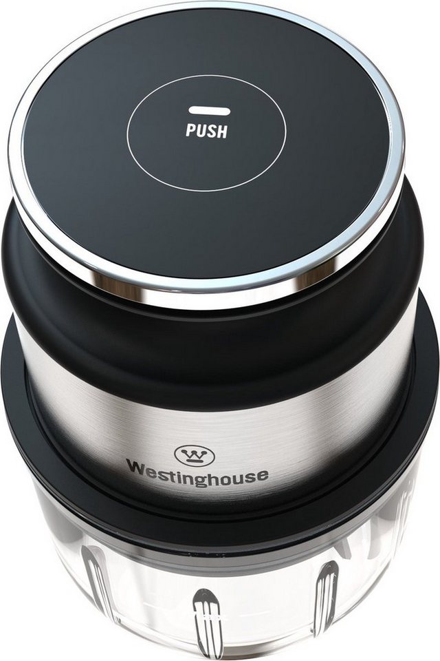 Westinghouse Zerkleinerer Mini 300 ml 45 W mit 3 Edelstahlklingen, 45,00 W, 300 ml, 3 Edelstahlklingen, Ein-Tasten-Bedienung