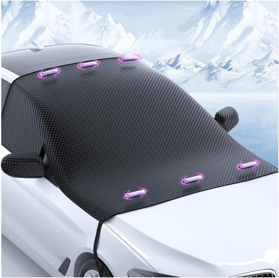 FELIXLEO Frontscheibenabdeckung Auto Frontscheibenabdeckung für Mitsubishi Space Star Winter, (1-St) Bild 3