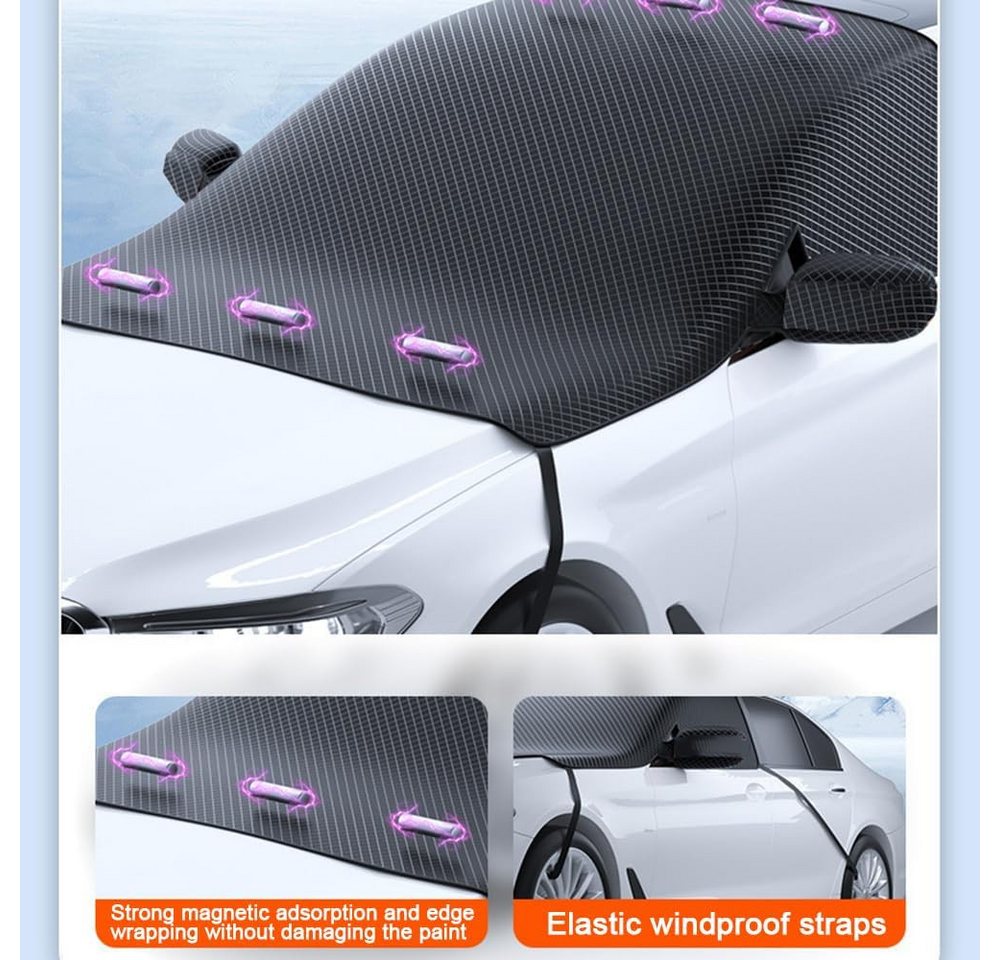 FELIXLEO Frontscheibenabdeckung Auto Frontscheibenabdeckung für Mitsubishi Space Star Winter, (1-St) Bild 4