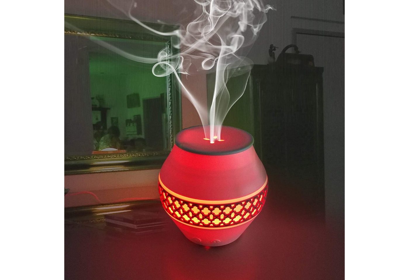 @tec Diffuser Aroma Diffuser mit LED Farbwechsel, 0,12 l Wassertank, Duftlampe, Aromalampe, elektrisch, Ultraschal Aroma, Raumerfrischer Bild 3