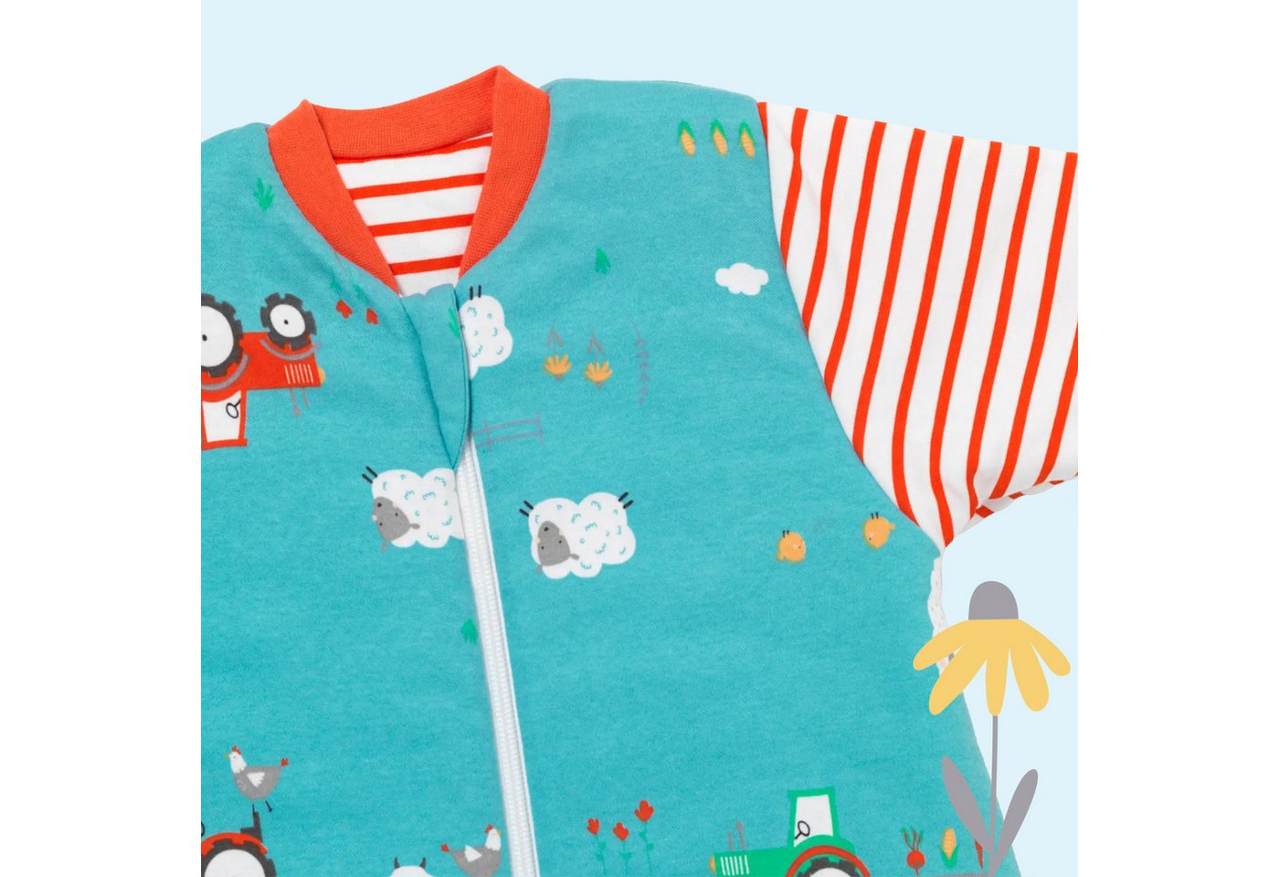 Schlummersack Kinderschlafsack Bio Babyschlafsack, 3.5 Tog Bild 3