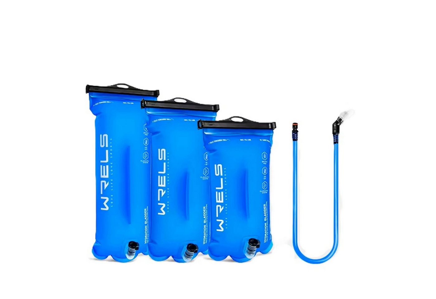 Sport-Knight® Trinkblase Trinksystem 1–3L – Trinkblase, BPA-frei für Wandern, Radfahren Bild 2