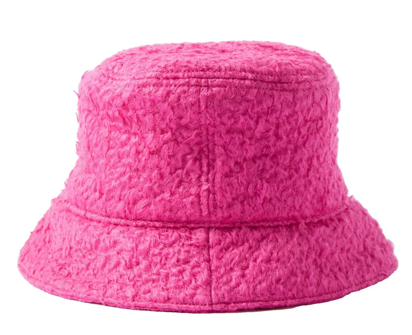 Valentino Fischerhut Unisex Mütze Bucket Hat Faux Kunstfell V-Logo Made in Italy – hochwertige italienische Verarbeitung Bild 3