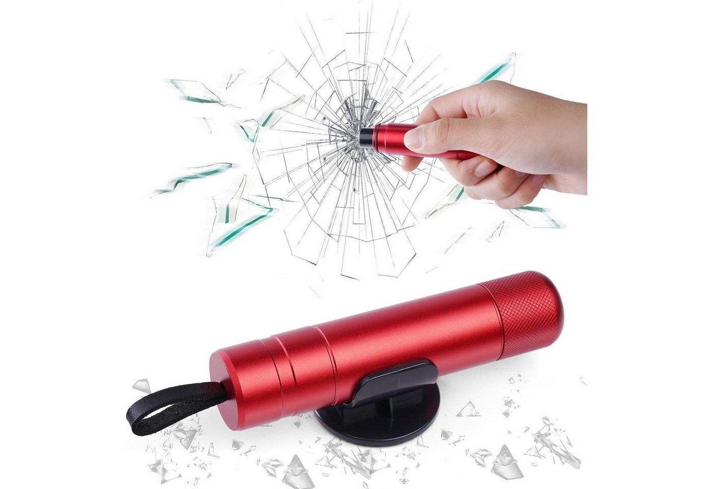 LuxusKollektion Kotflügelschoner Notfallhammer Auto Glasbrecher Sicherheitsgurtschneider Bild 2