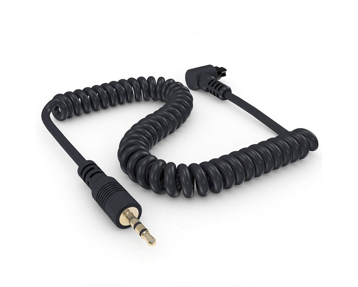 ayex Spiral Adapterkabel Canon N3 z.B. für Fernauslöser Kabel-Fernauslöser Bild 2