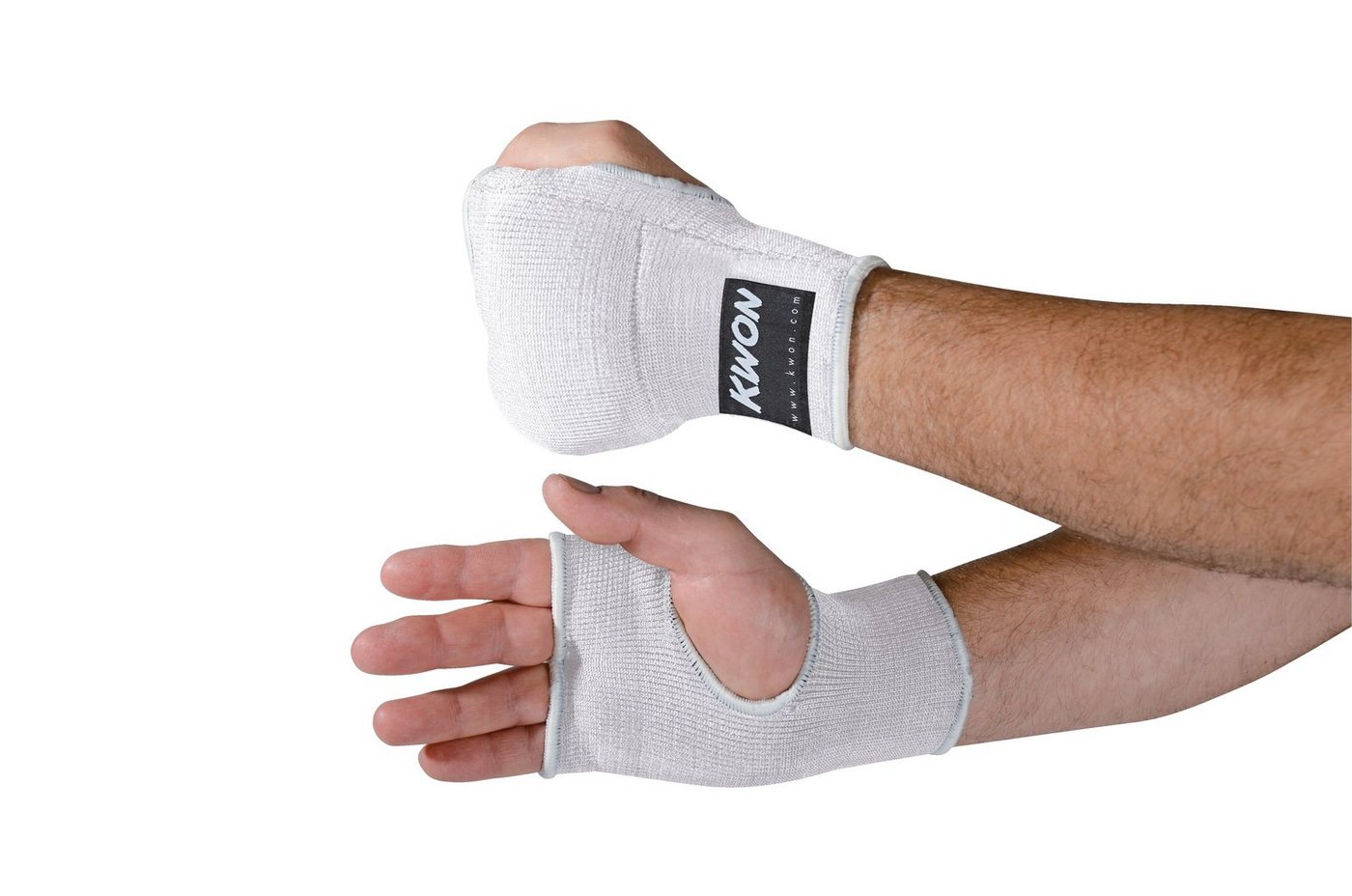 KWON Boxbandagen mit Polsterung Innenhandschuhe Schlupfbandagen Boxen Kickboxen MMA (Für Boxhandschuhe), dauerelastisch, Stützeffekt, Kompression Effekt Bild 3