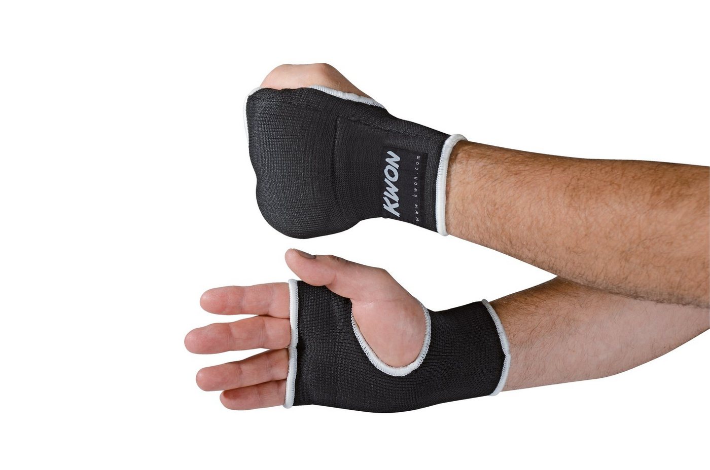 KWON Boxbandagen mit Polsterung Innenhandschuhe Schlupfbandagen Boxen Kickboxen MMA (Für Boxhandschuhe), dauerelastisch, Stützeffekt, Kompression Effekt Bild 4