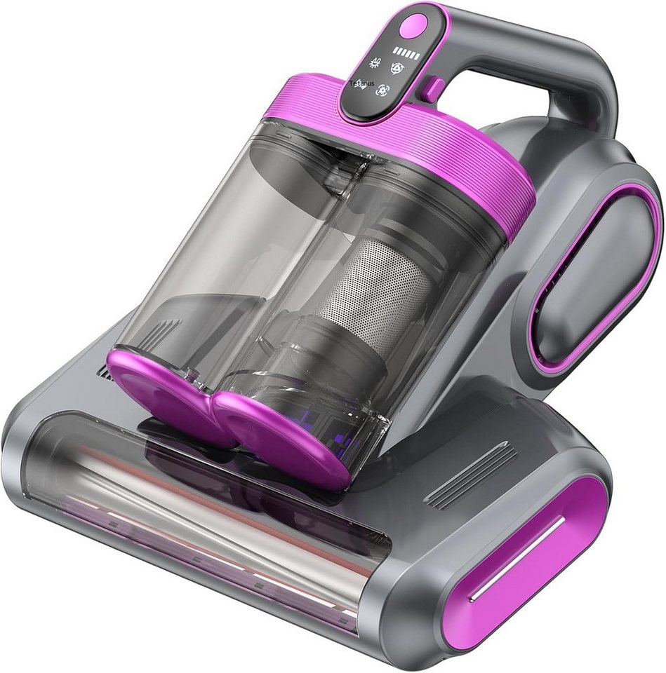 TWUFY Matratzenreinigungsgerät Milbenstaubsauger mit UV-C-Licht Milben-Handstaubsauger, 120 W, beutellos, 120 W, beutellos, 13KPA,Ultraschall,doppelter Zyklon, Drahtlos Bild 3