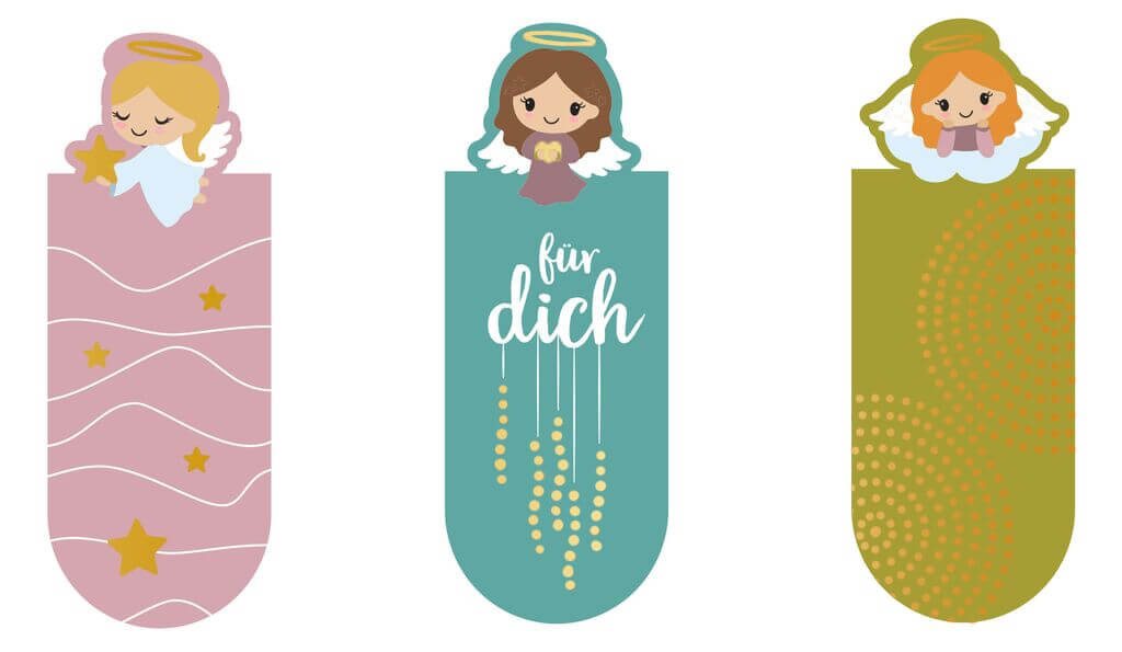 Moses. Verlag Lesezeichen Magnetlesezeichen Kleine Engel Bild 2