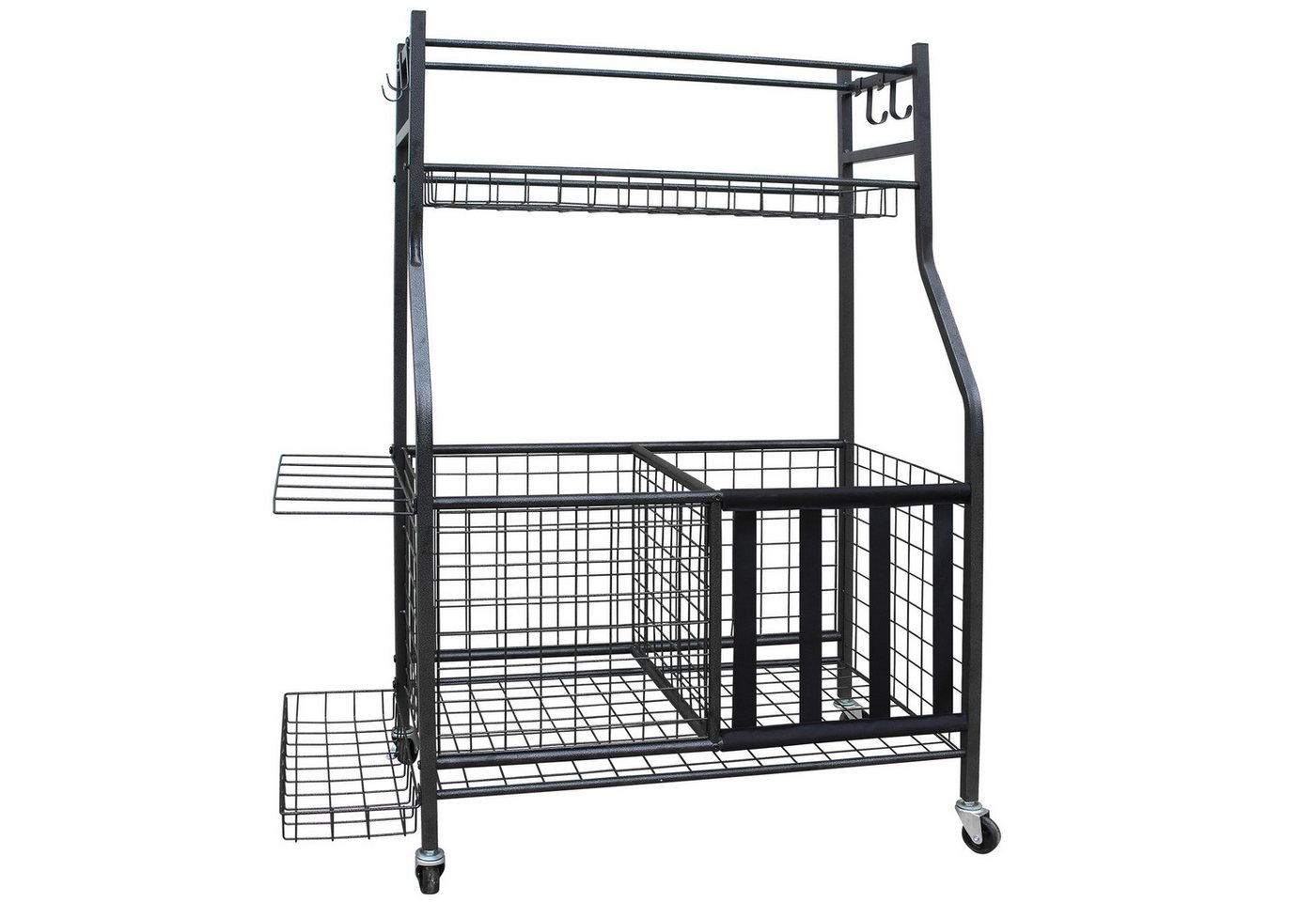 FANNOU Sportgeräte-Regalwagen mit Rollen, 116 x 73 x 41,5 cm, 1-tlg.