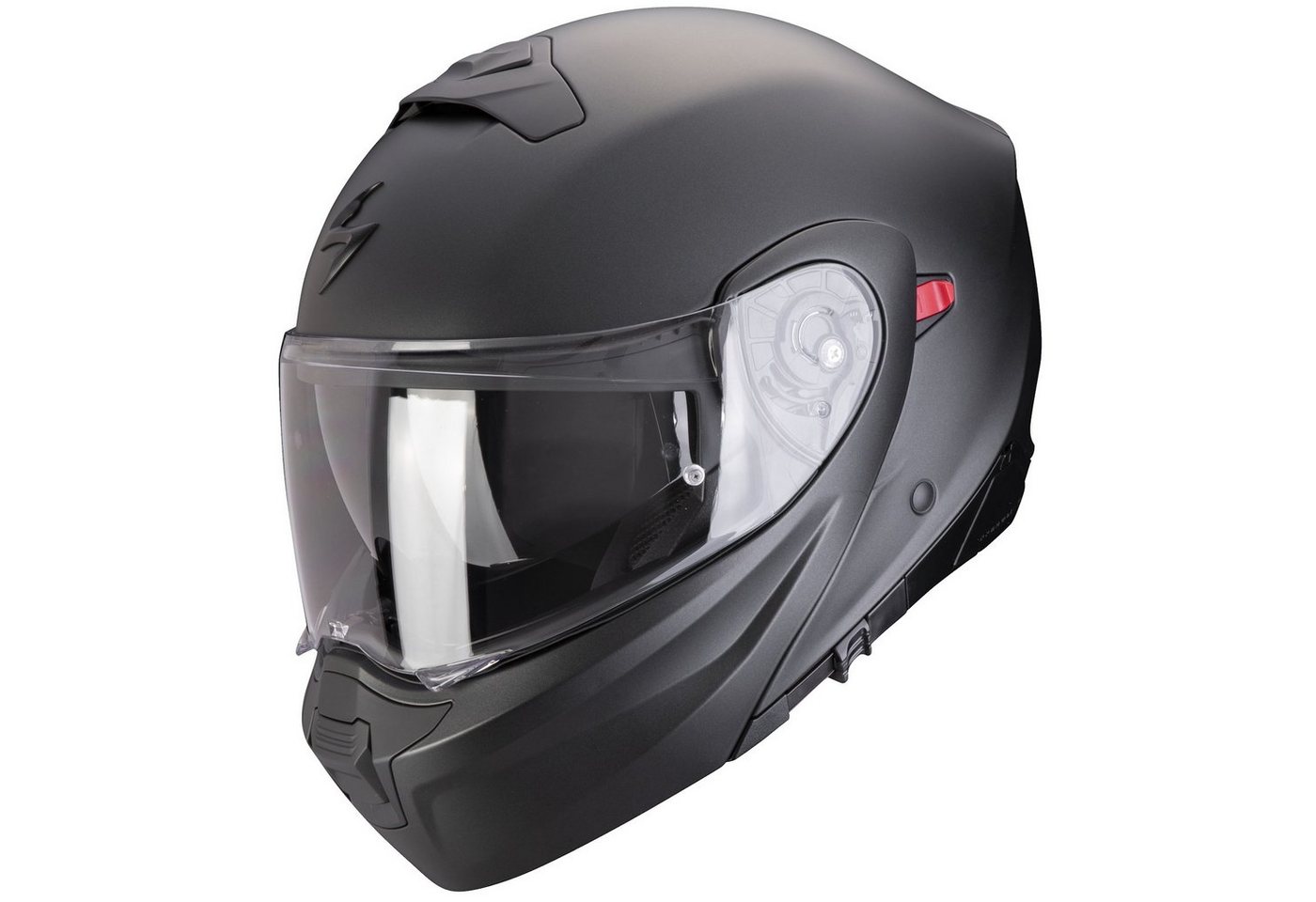 Scorpion Exo Motorradhelm Scorpion Exo-930 Evo Klapphelm Solid Matt-Schwarz (1er Set), klapphelm motorrad
